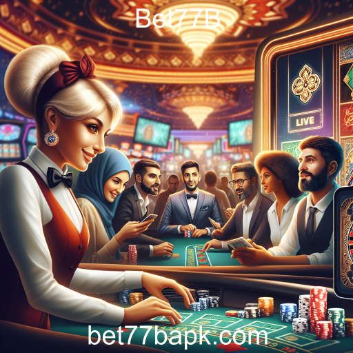 Experiência Imersiva com Live Dealers no Bet77B